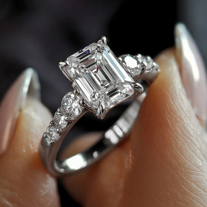 Classic Emerald Cut Solitaire Ring