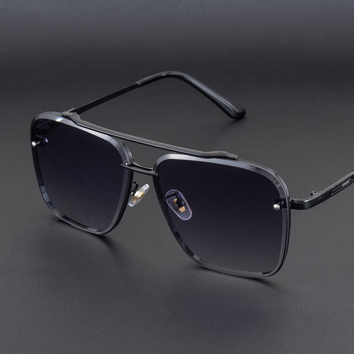 Timeless Double-Bridge Aviator Sunglasses