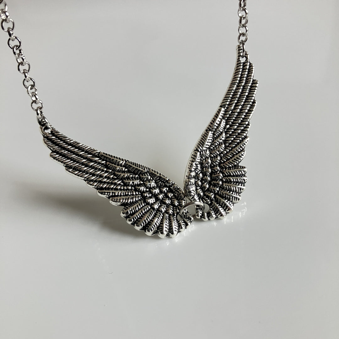 Freedom Wings Vintage Angel Wings Necklace