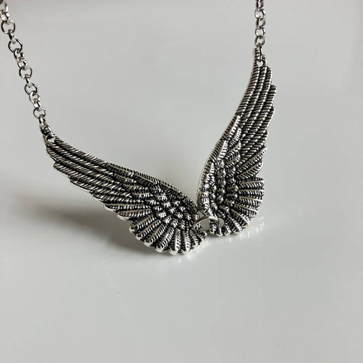 Freedom Wings Vintage Angel Wings Necklace