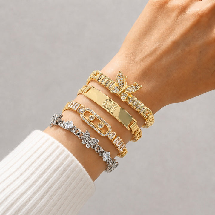 18K Gold Plated Versatile Bracelet Collection