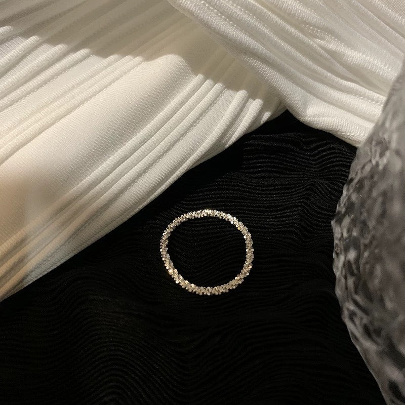 Sparkle Flex S925 Silver Bendable Starlight Soft Ring