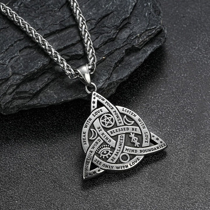 Celtic Witch's 8-Point Talisman Necklace