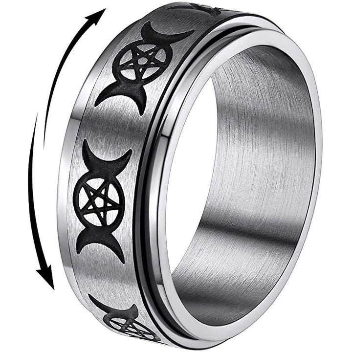 Witchy Spinner Anxiety Ring