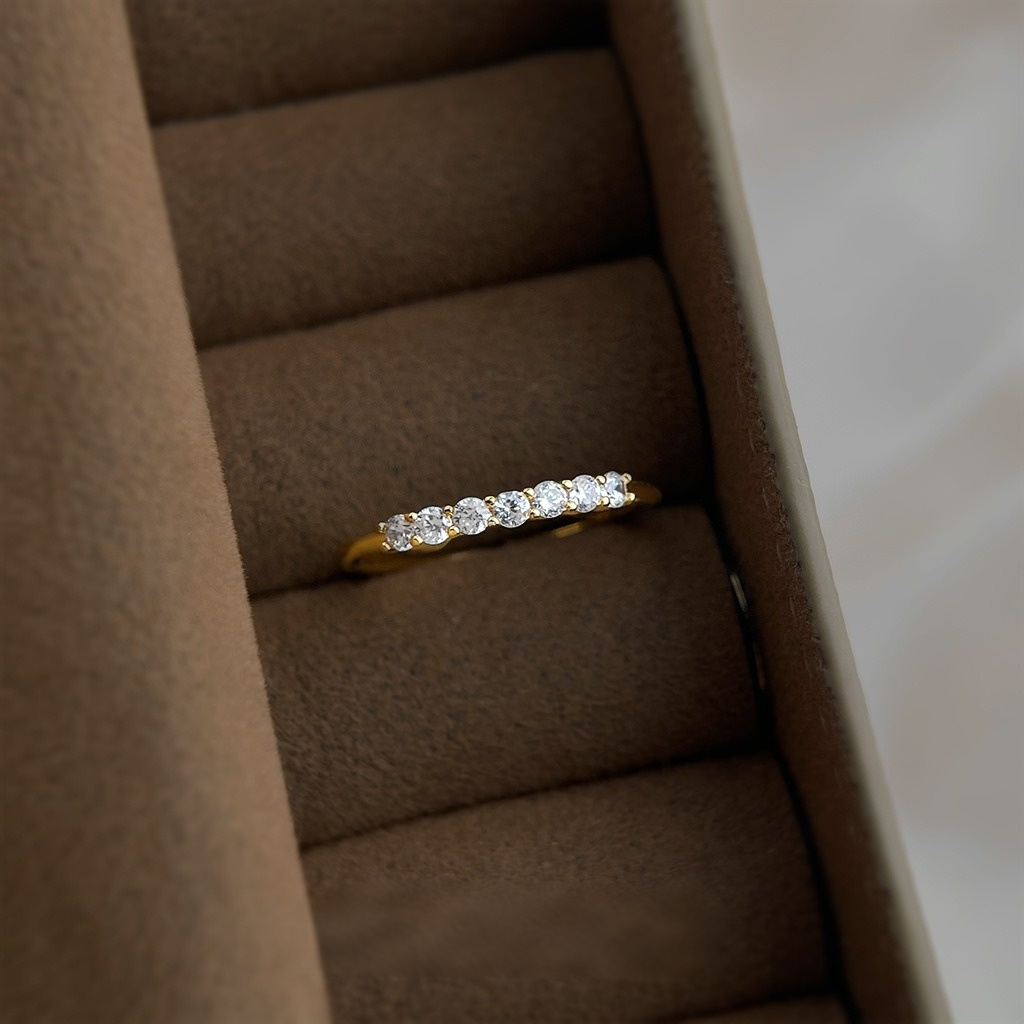 S925 Sterling Silver Minimalist Stackable Adjustable Ring Set