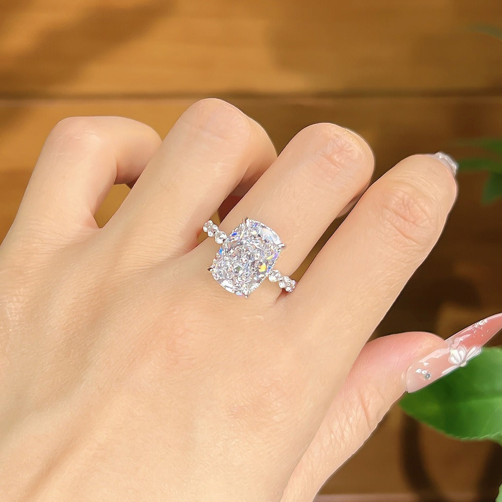 Classic Cushion Cut Solitaire Ring