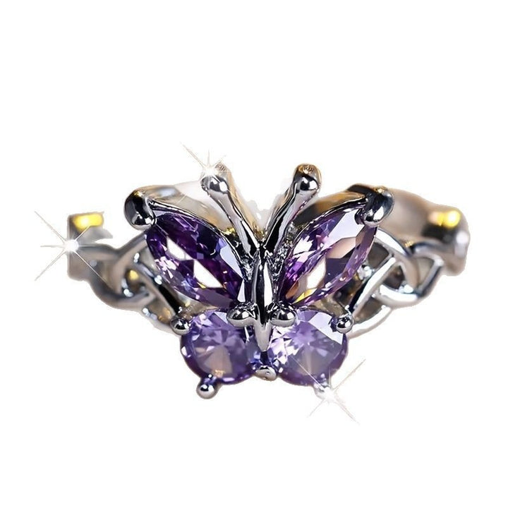 Light of Transformation S925 Sterling Silver Celtic Knot Butterfly Ring