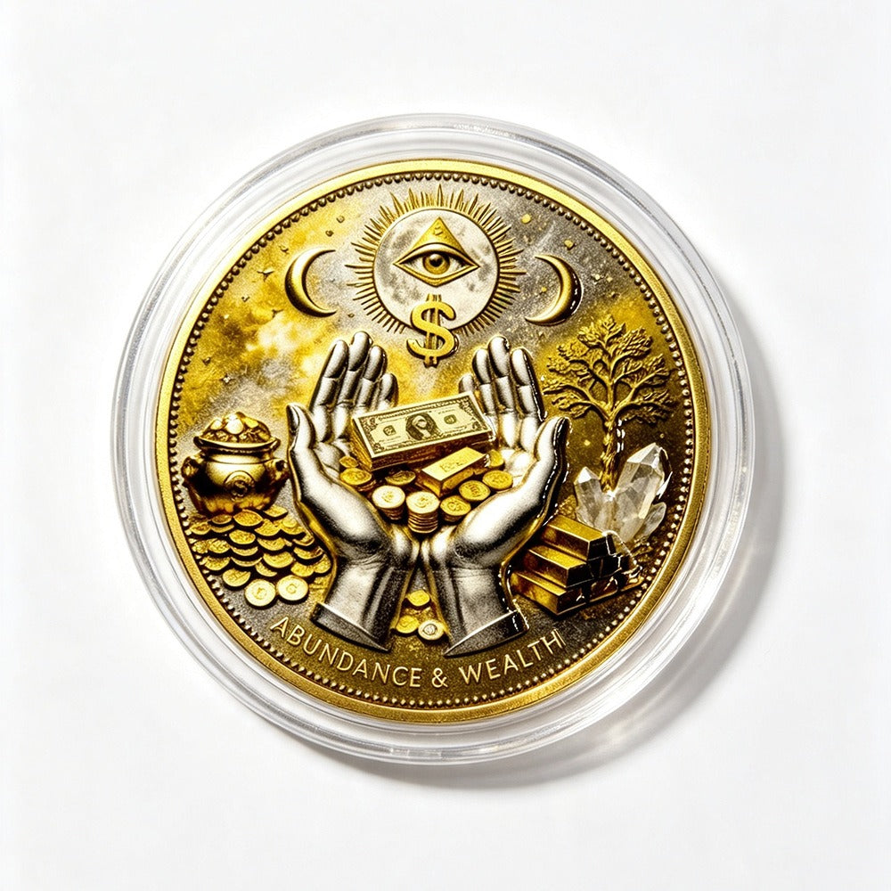 Universal Wealth Manifestation Coin