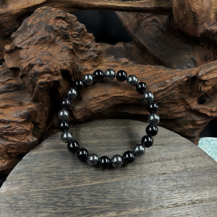 「Magnet Shield」Natural Hematite Protection Bracelet
