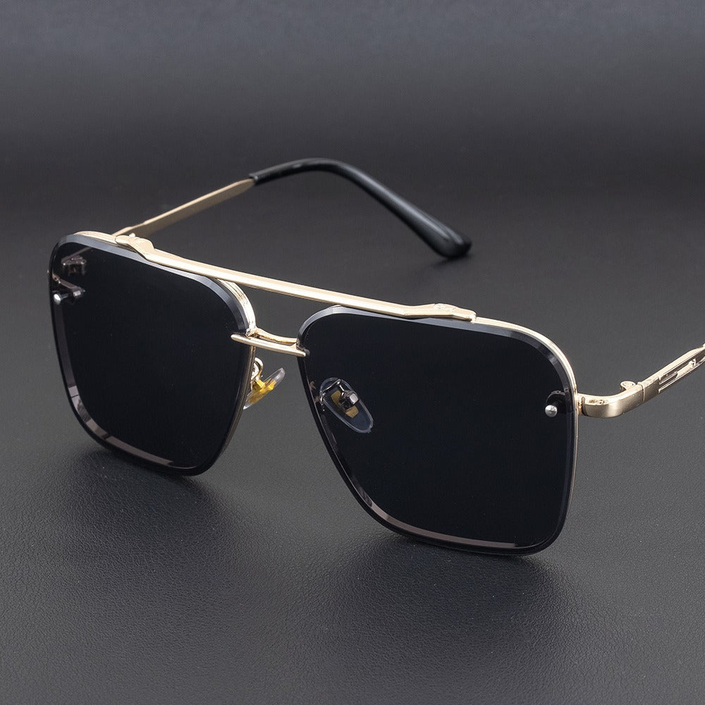 Timeless Double-Bridge Aviator Sunglasses
