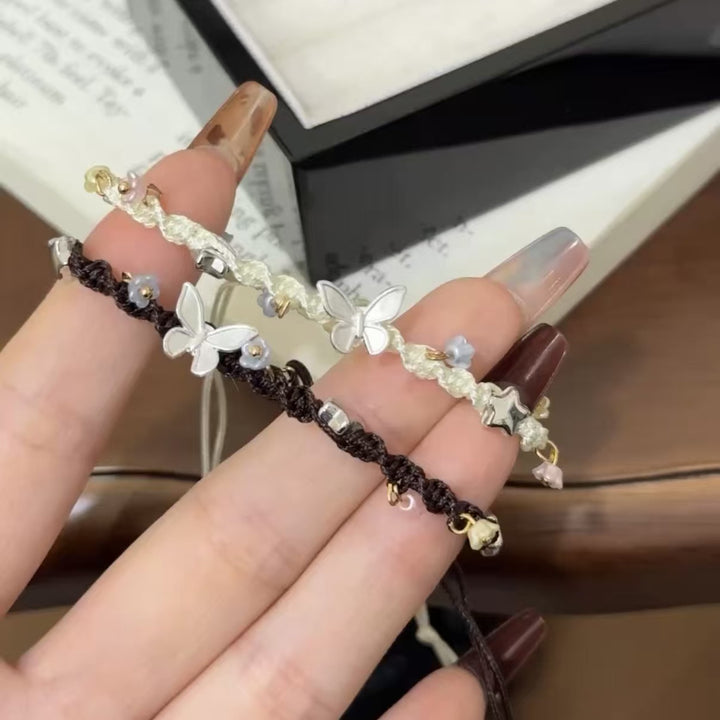 Handmade Butterfly Best Friend Bracelet Set