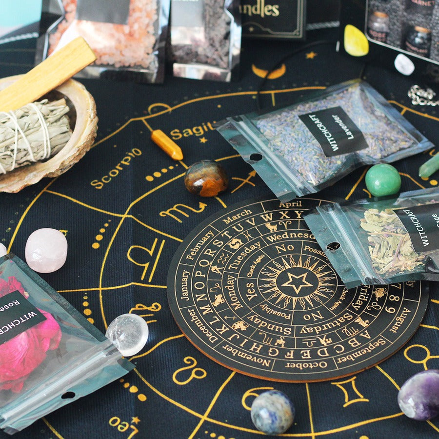 55-Piece Complete Witchcraft Supplies Kit