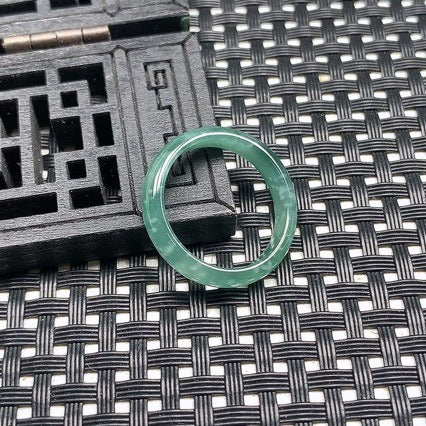 Jade Guardian S925 Silver Jade Mystic Snake Stacking Ring Set