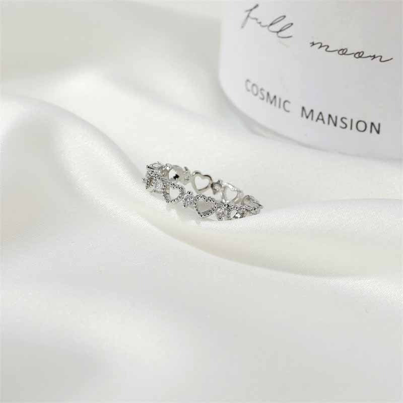 Heartbeat Whisper 18K Gold/White Gold Open Ring