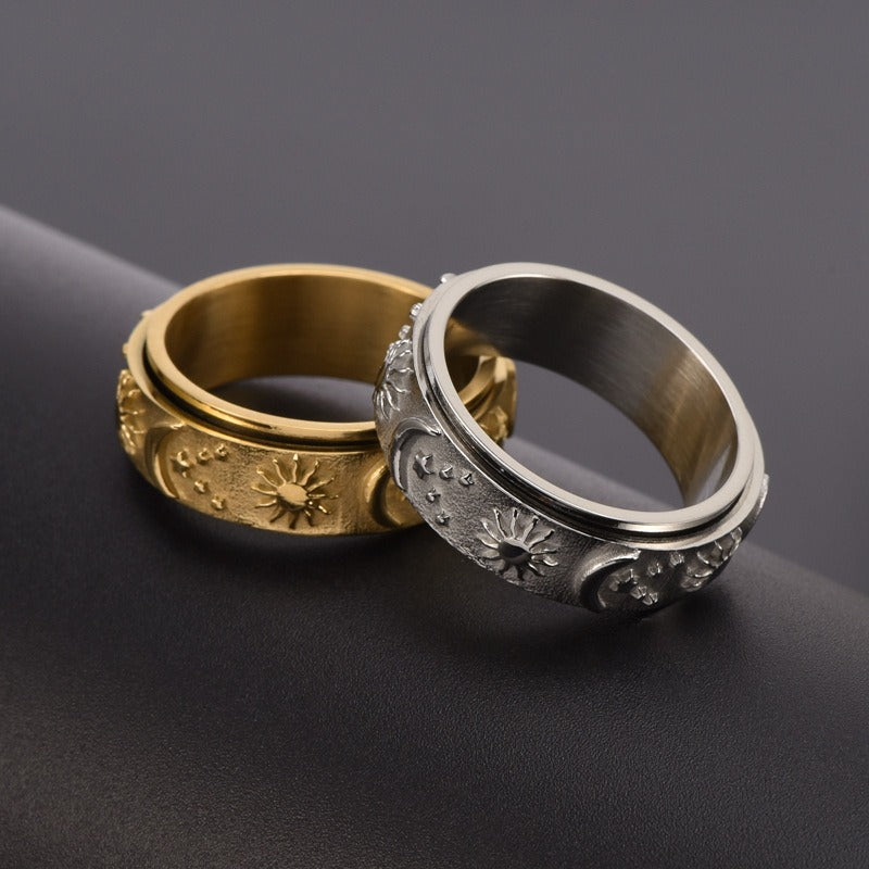 Anti-Anxiety Celestial Spinner Ring