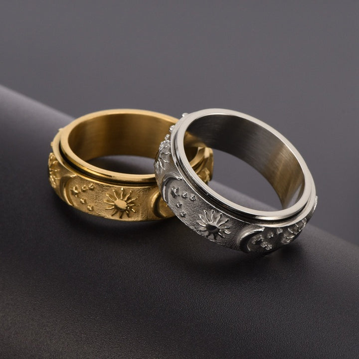 Anti-Anxiety Celestial Spinner Ring