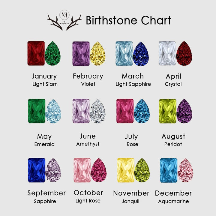 18K Gold Toi et Moi Birthstone Bracelet