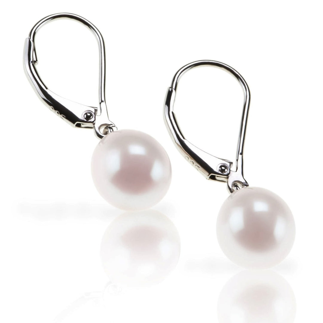 「Timeless Pearl」Classic Teardrop Pearl Drop Earrings