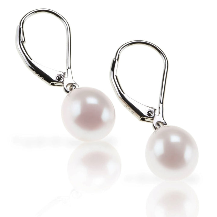 「Timeless Pearl」Classic Teardrop Pearl Drop Earrings