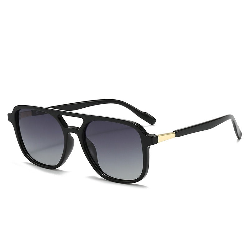 Classic Double Bridge Aviator Sunglasses for Women