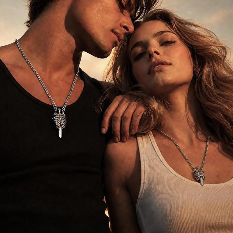 Pure Mechanical Beating Heart Pendant Necklace