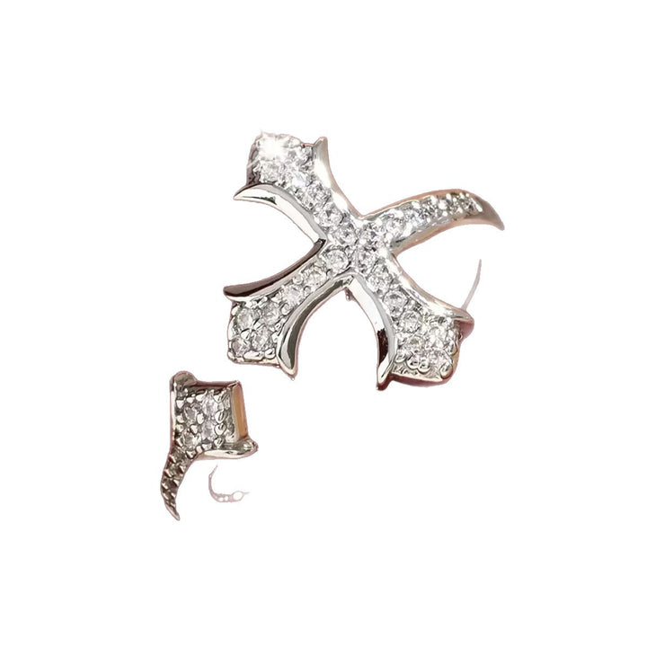 Light of Faith Micro-Pavé Cross Adjustable Ring
