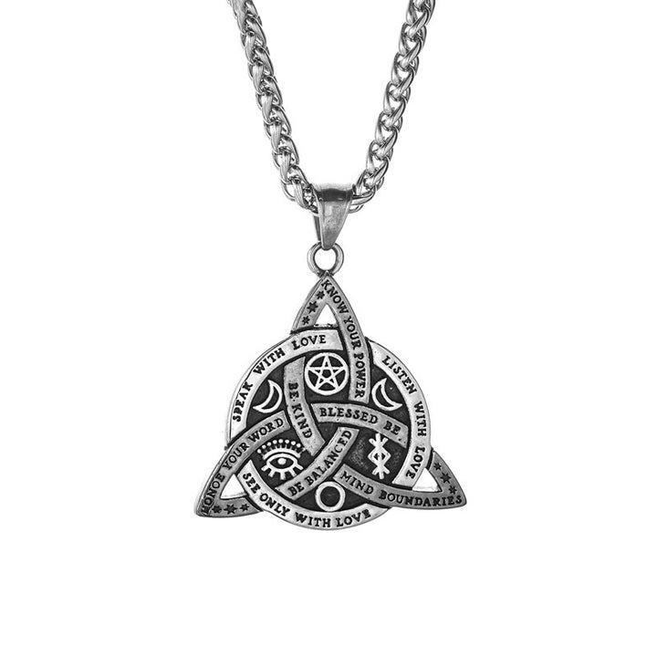 Celtic Witch's 8-Point Talisman Necklace