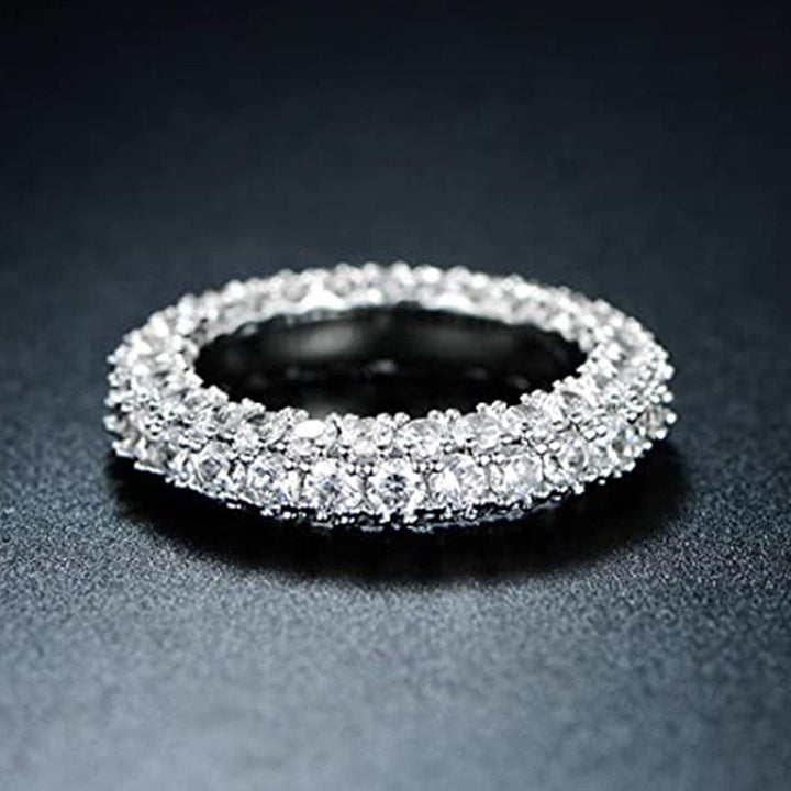 Triple Row Starlight Eternity Band