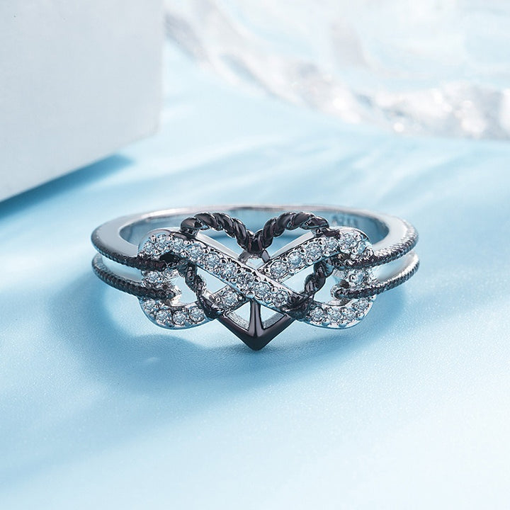 Anchor's Protection Two-Tone Twisted Anchor Ring