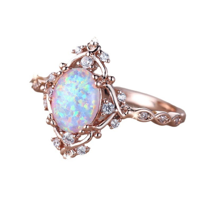18K Gold Opal Vintage Ring