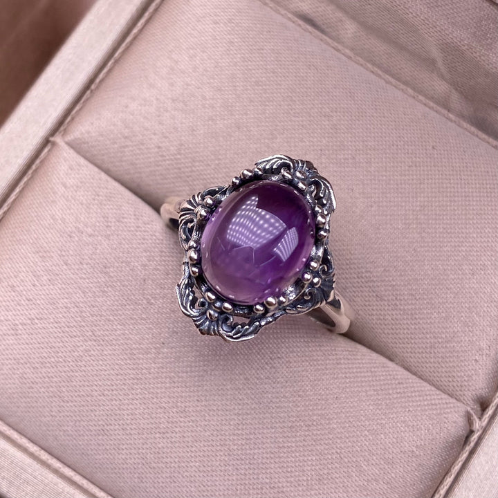 Vintage Natural Amethyst Ring