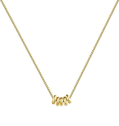 18K Gold Plated Minimalist Beaded Choker