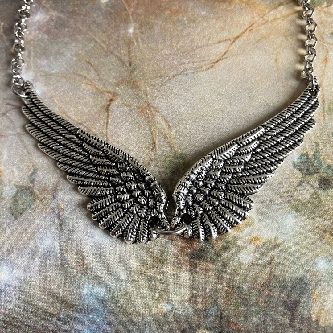 Freedom Wings Vintage Angel Wings Necklace