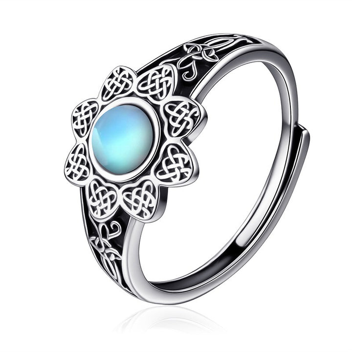 Celtic Protection S925 Sterling Silver Celtic Knot Energy Ring