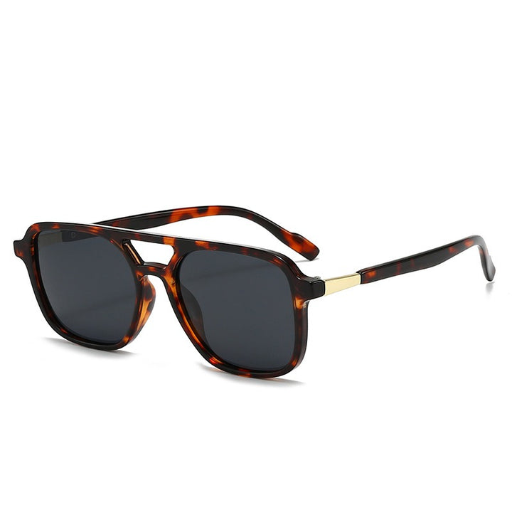 Classic Double Bridge Aviator Sunglasses for Women