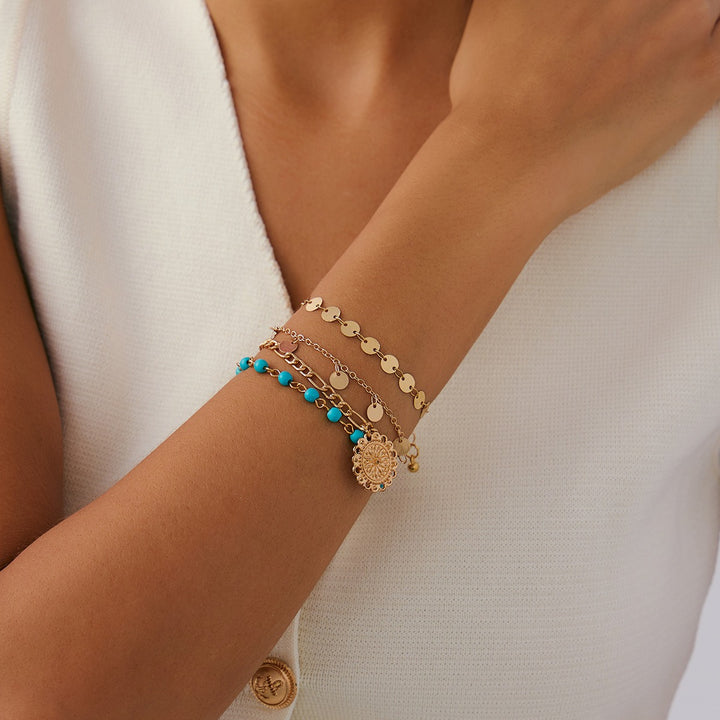 Boho Glow Deluxe Stackable Bracelet Stacks Set