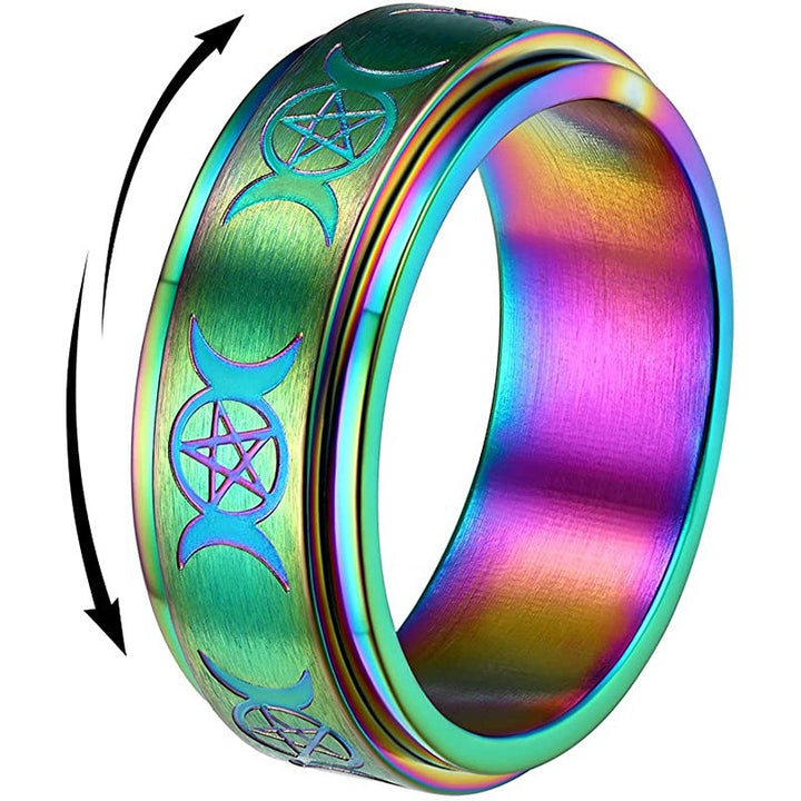 Witchy Spinner Anxiety Ring