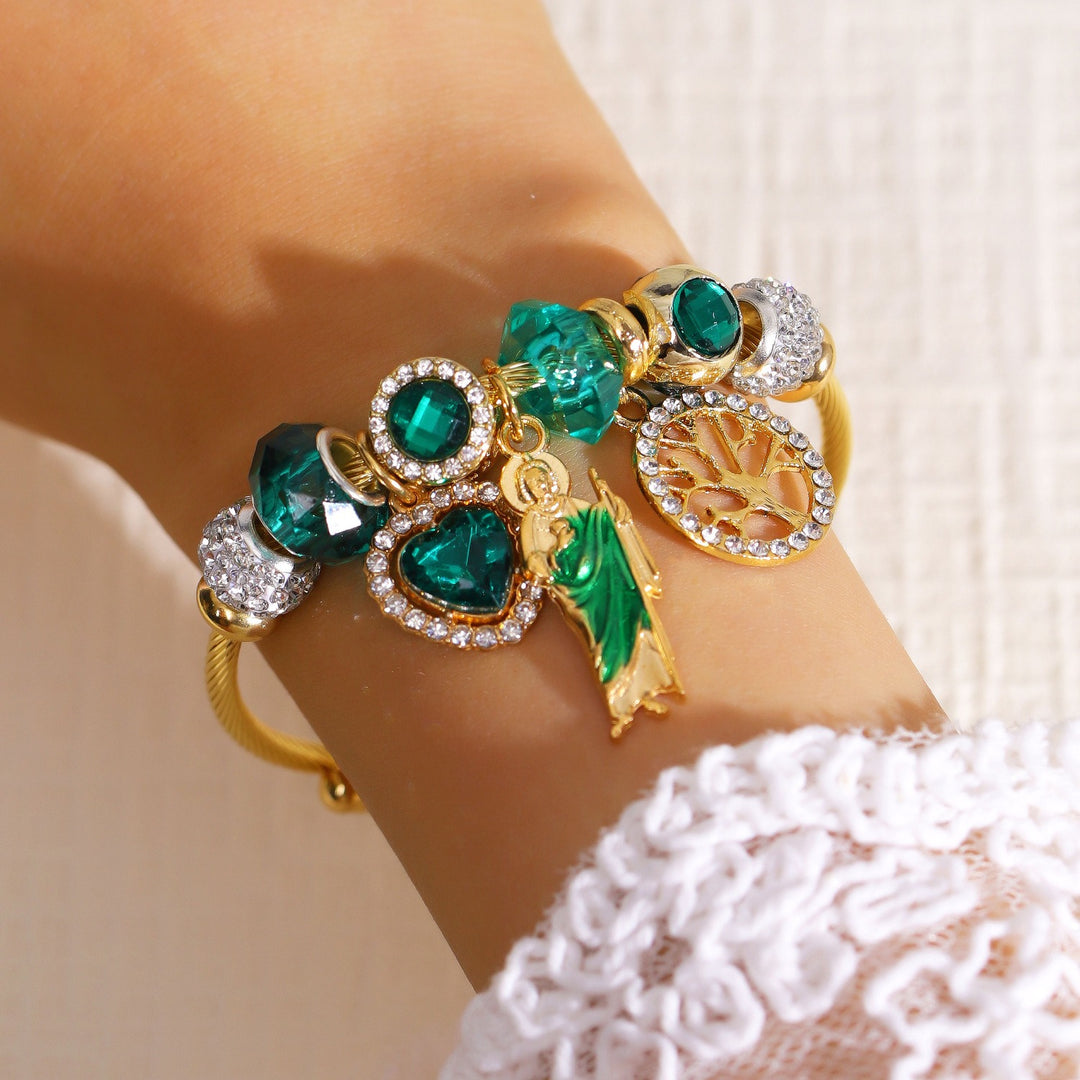 「Spiritual Charm」18K Gold DIY Protection Bracelet