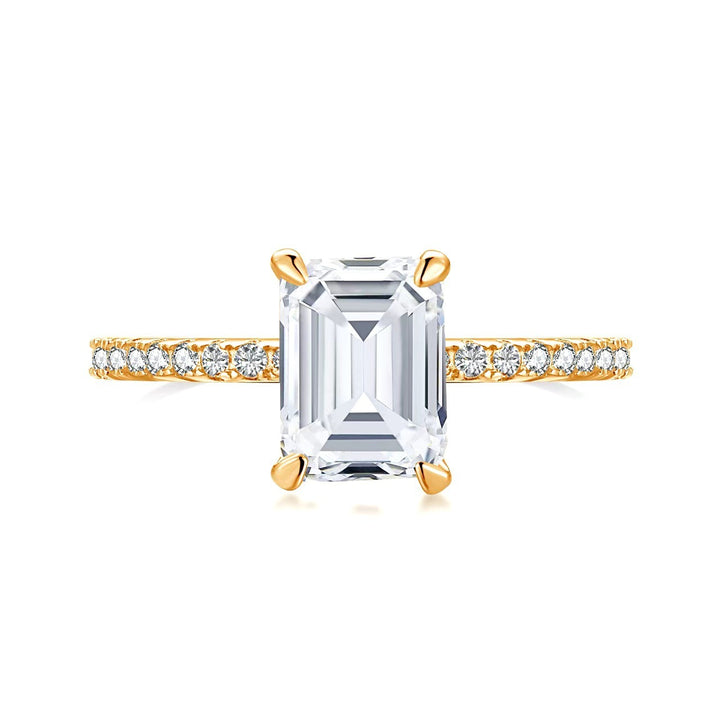 Classic Emerald Cut Solitaire Ring