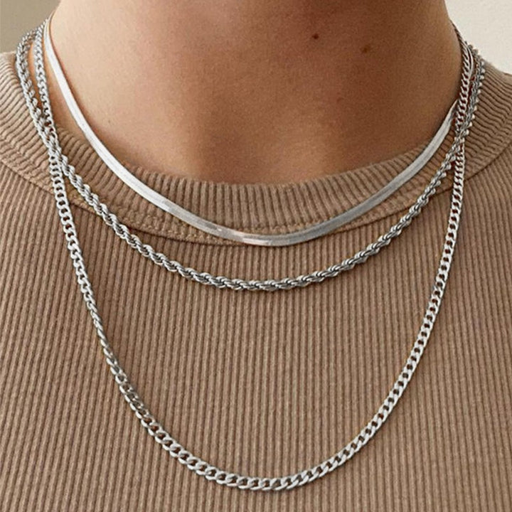 18K Gold Plated Layered Necklace
