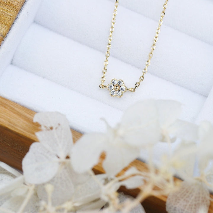 14K Gold Daisy Jewelry Set