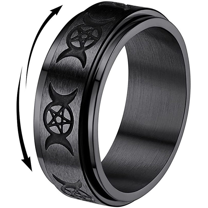 Witchy Spinner Anxiety Ring