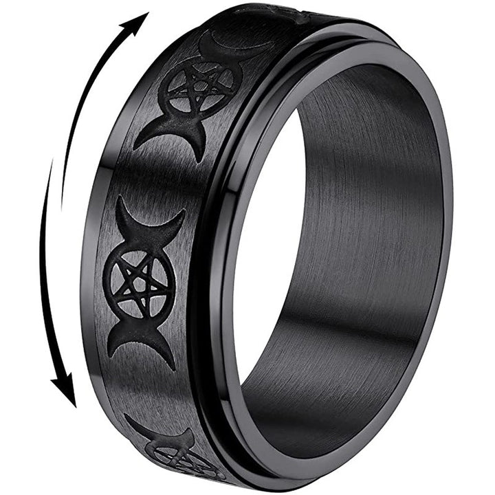 Witchy Spinner Anxiety Ring