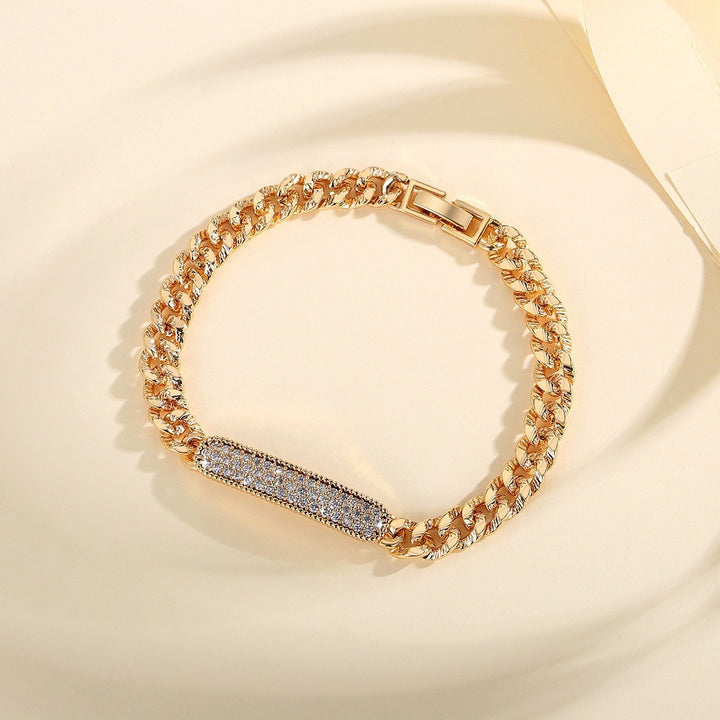 Timeless Diamond S925 Silver Pave Cuban Link Bracelet