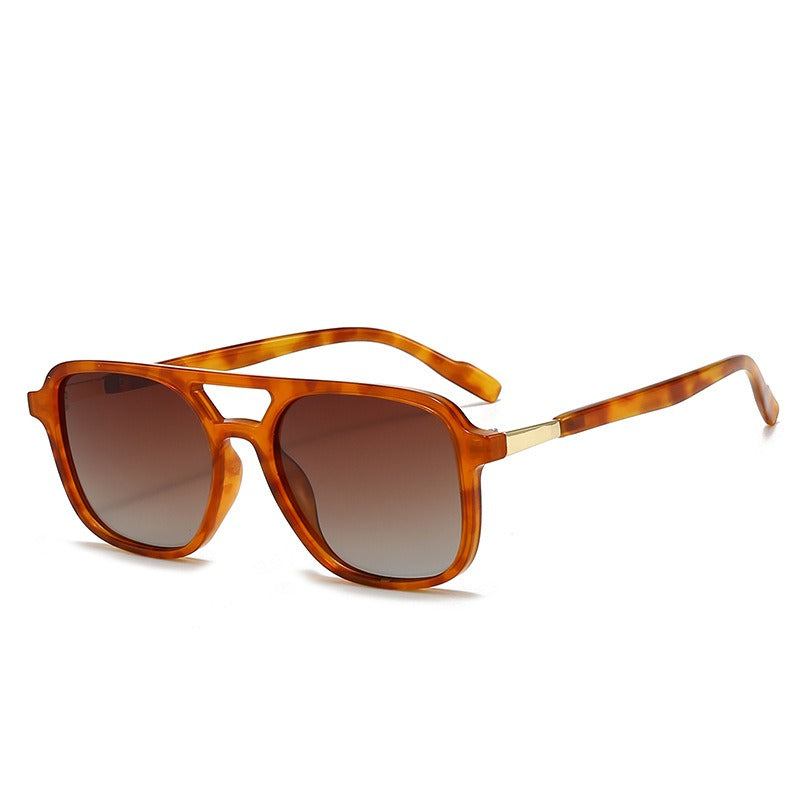 Classic Double Bridge Aviator Sunglasses for Women