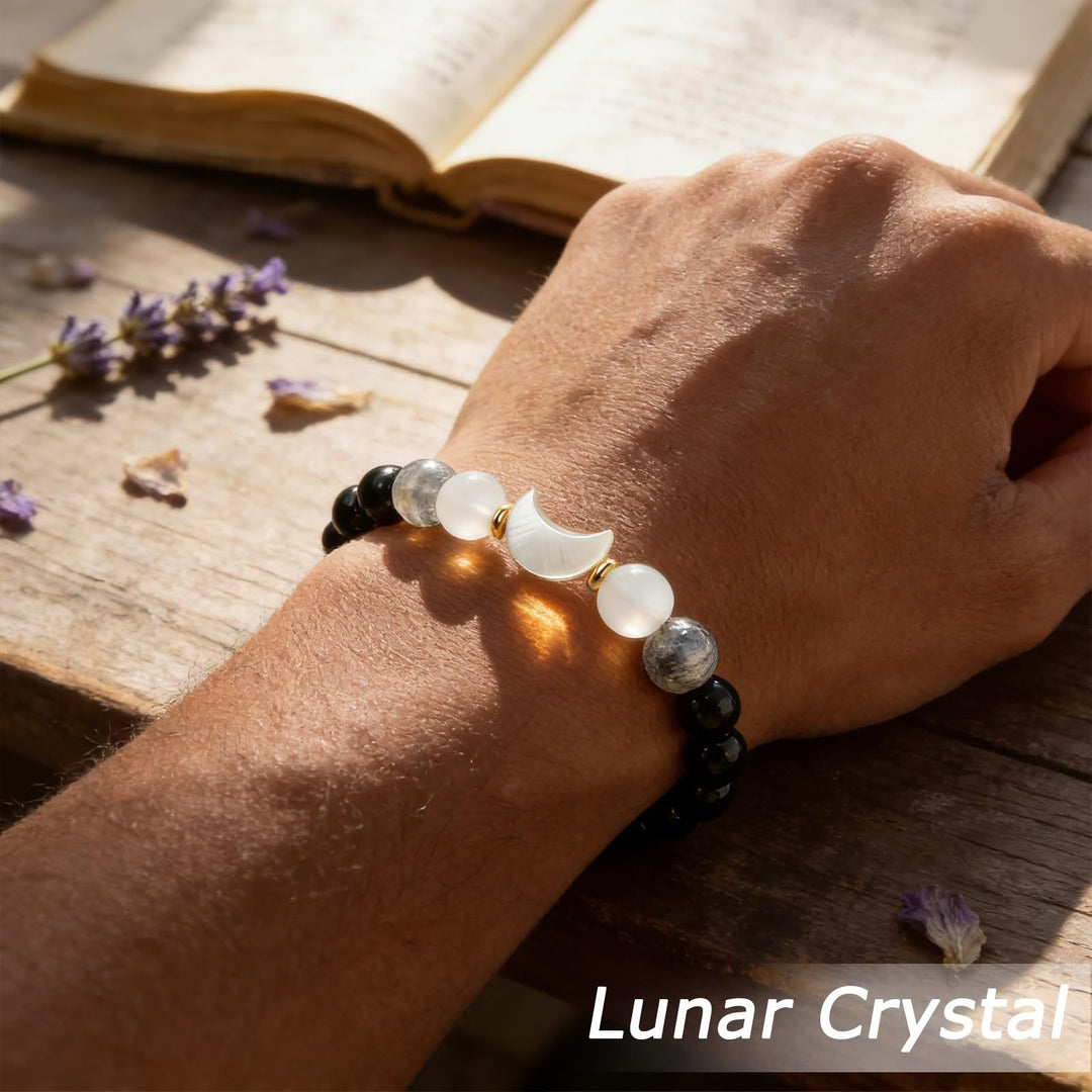 March Goddess Design Everyday Wear Beaded Stretch Bracelet