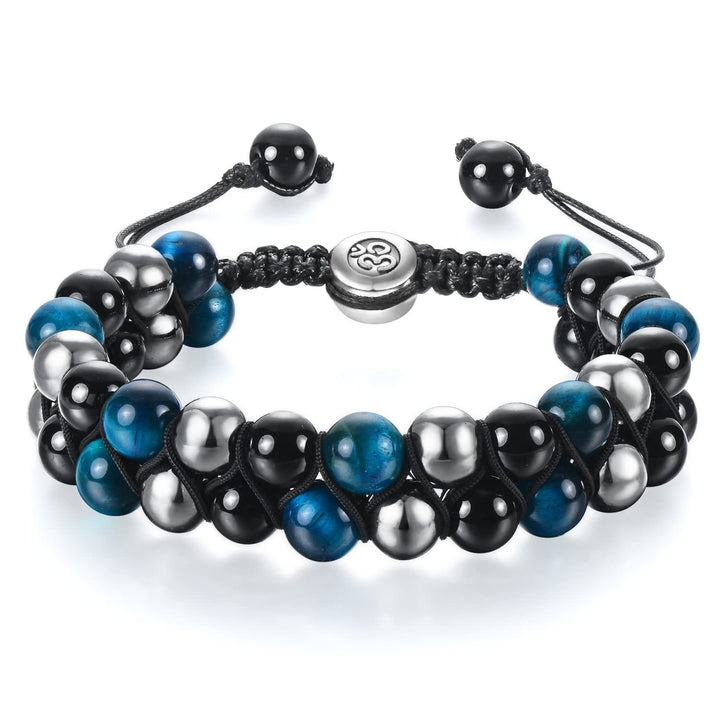 Double Layer Natural Tiger's Eye Bracelet