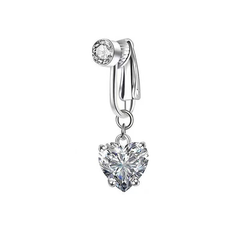 Sterling Silver Non-Piercing Belly Button Ring Set