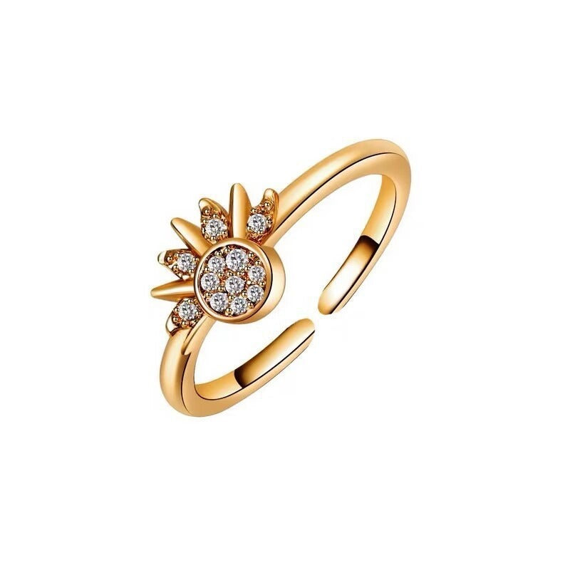 S925 Silver Micro-Pavé Sun Moon Jewelry Collection