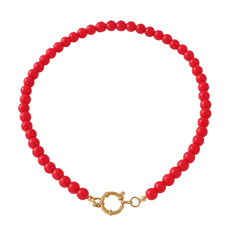 Blank Canvas 14K Gold Plated Toggle Clasp DIY Beaded Necklace